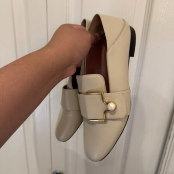 BALLY Maelle pearl embellishment loafers - Picture 4 of 7